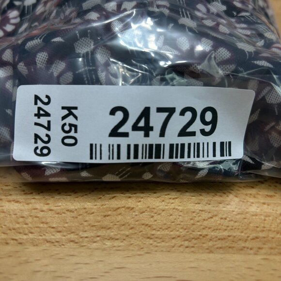 Free People Briella Short Sleeve Ruched Midi Dress Women's Sz S Black Combo NWT - Picture 12 of 12